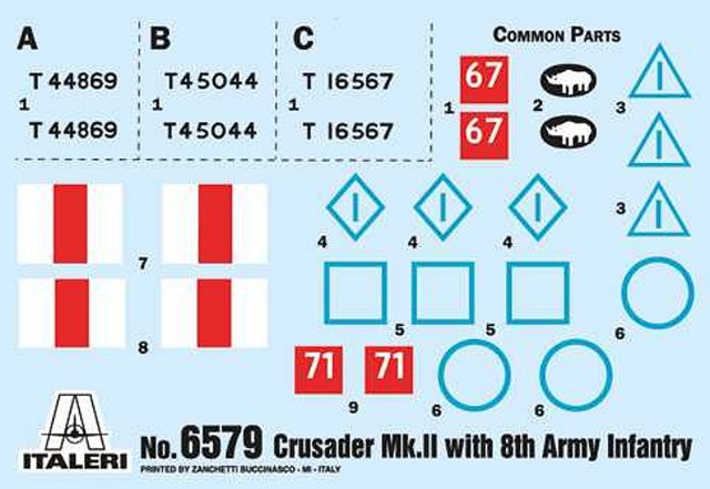 Crusader Mk. II with 8th Army Infantry (Italeri 1:35) 
