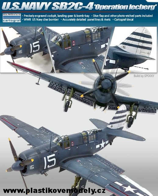 SB2C-4 Helldiver Operation Iceberg (Academy 1:72) 