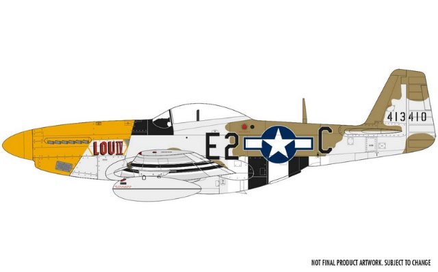 North American P-51D Mustang (Filletless Tails) (Airfix 1:48)