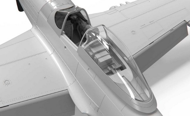 North American P-51D Mustang (Filletless Tails) (Airfix 1:48)