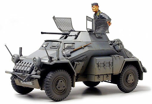 Sd.Kfz 222 w/Photo Etched Part  (Tamiya 1:35)