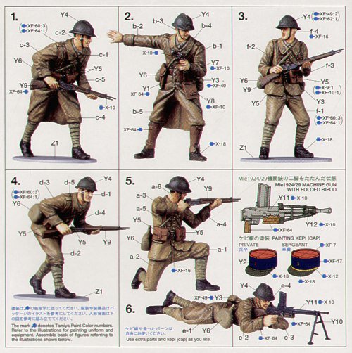 French Infantry Set (Tamiya 1:35) 