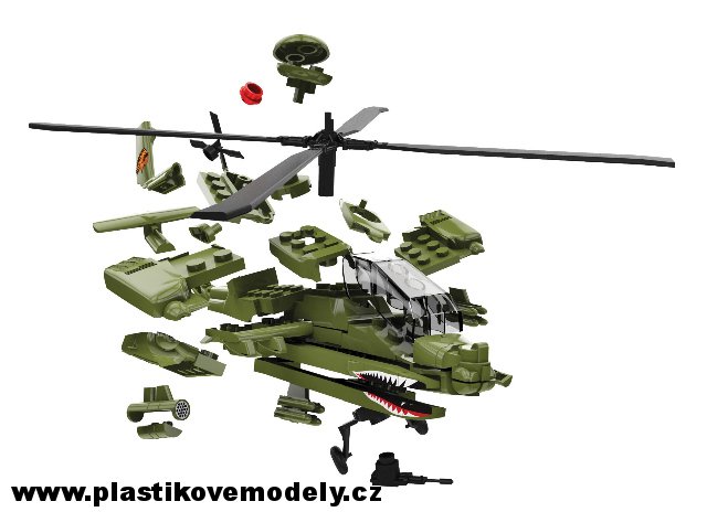 J6004 - QUICK BUILD Apache Helicopter (Airfix)