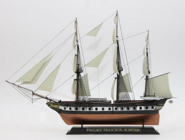 French Frigate Acheron (Zvezda 1:200) 