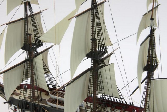 French Frigate Acheron (Zvezda 1:200) 