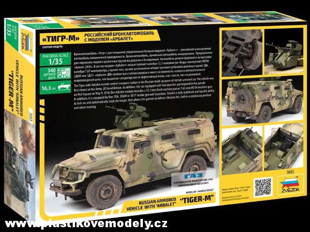 GAZ Tiger w-Arbalet (Zvezda 1:35) 