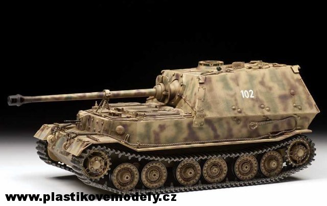 Samohybné dělo Elefant Sd.Kfz.184 (Zvezda 1:35) 