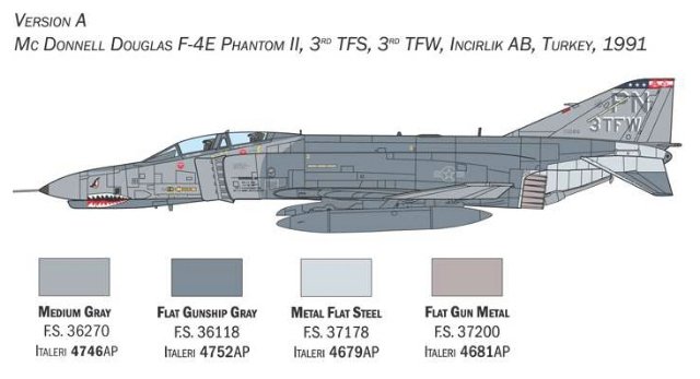 F-4E-F Phantom II (Italeri 1:72) 