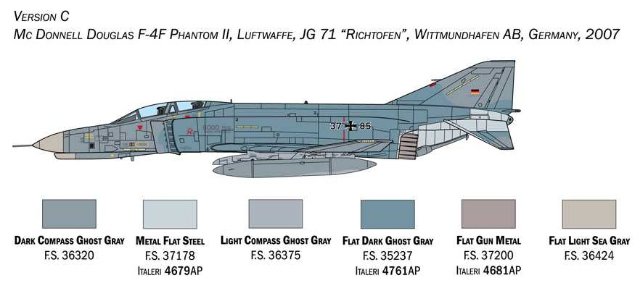 F-4E-F Phantom II (Italeri 1:72) 