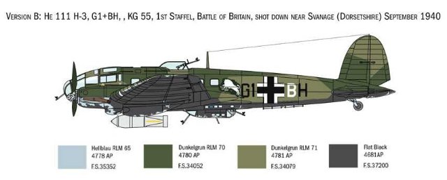 HEINKEL HE111H (Italeri 1:72) 