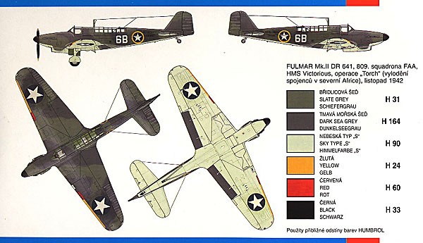 Fairey Fulmar Mk.III (Směr 1:72) 