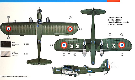 Potez 540 (Směr 1:72) 