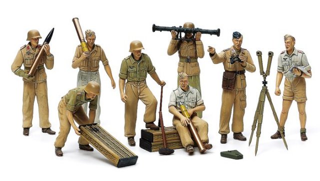 DAK Luftwaffe Artilery Crew Set (Tamiya 1:35) > 1:35