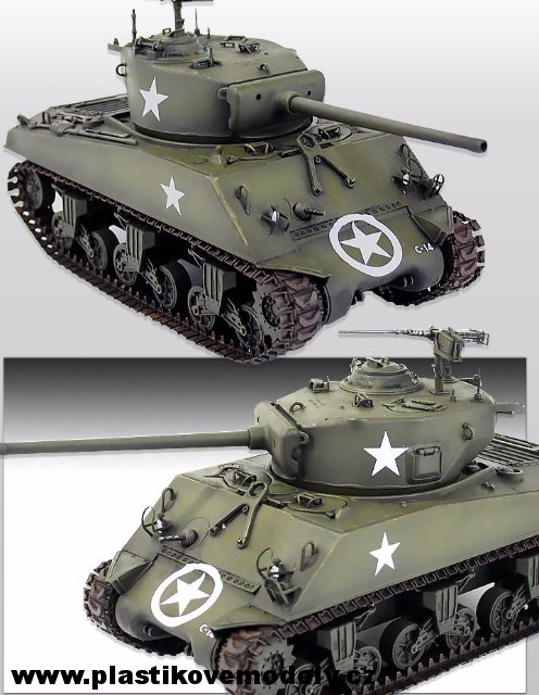 M4 A3 (76)W Battle of Bulge (Academy 1:35) 