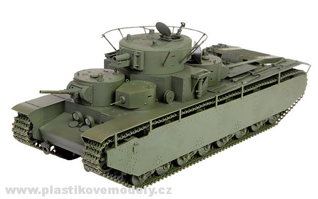 T-35 Heavy Soviet Tank (Zvezda 1:35) 