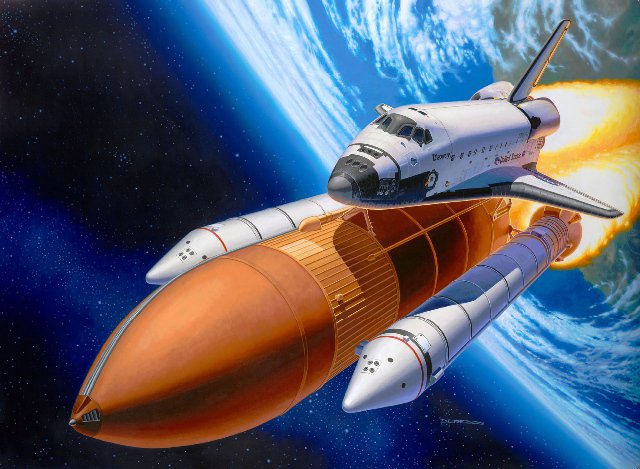 04736 - Space Shuttle Discovery + Booster Rockets (Revell 1:144) 