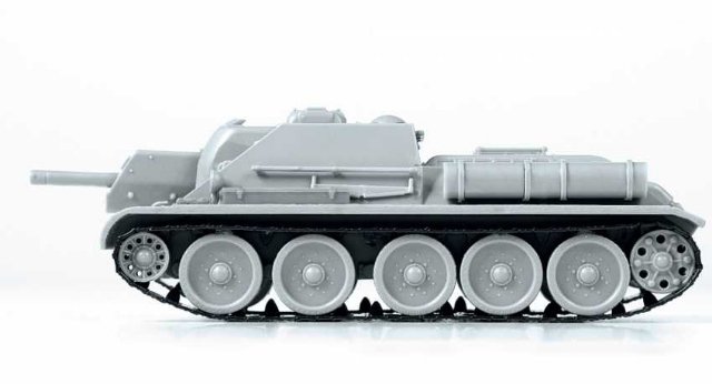 SU-122 Soviet Tank Destroyer (Zvezda 1:72) 