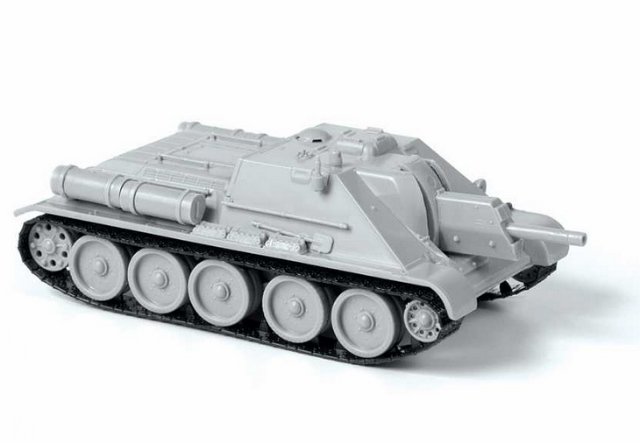 SU-122 Soviet Tank Destroyer (Zvezda 1:72) 