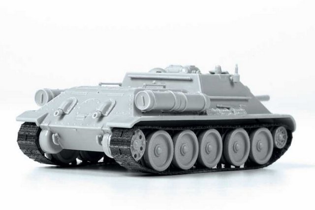 SU-122 Soviet Tank Destroyer (Zvezda 1:72) 