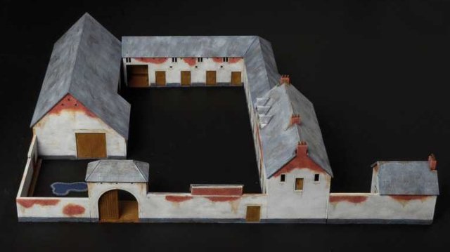 Diorama Waterloo 1815: La Haye Sainte (Italeri 1:72) 