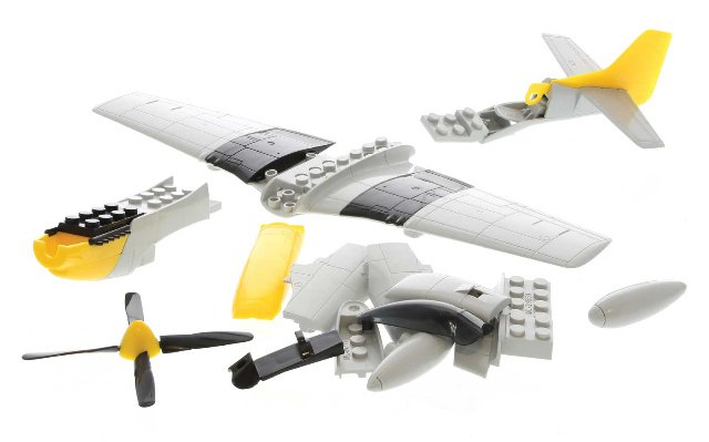 Quick Build letadlo J6016 - P-51D Mustang 