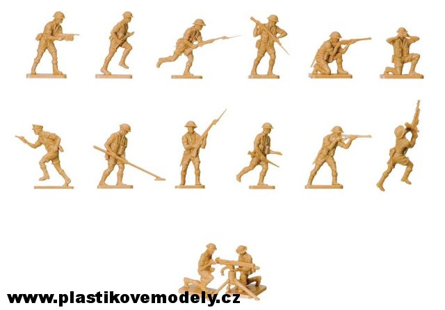 Figurky 8th Army (Airfix 1:76)