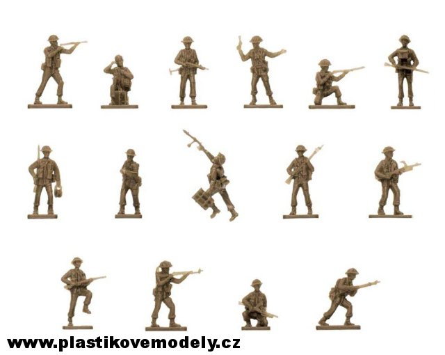 WWII British Infantry (Airfix 1:76) 