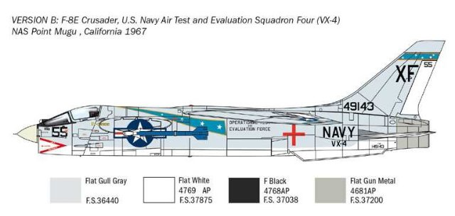 F-8E Crusader (Italeri 1:72) 