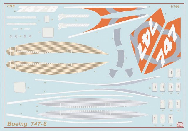 Boeing 747-8 (Zvezda 1:144) 
