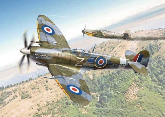 Spitfire MK.IX (Italeri 1:48) 