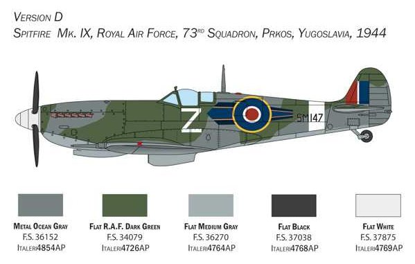 Spitfire MK.IX (Italeri 1:48) 