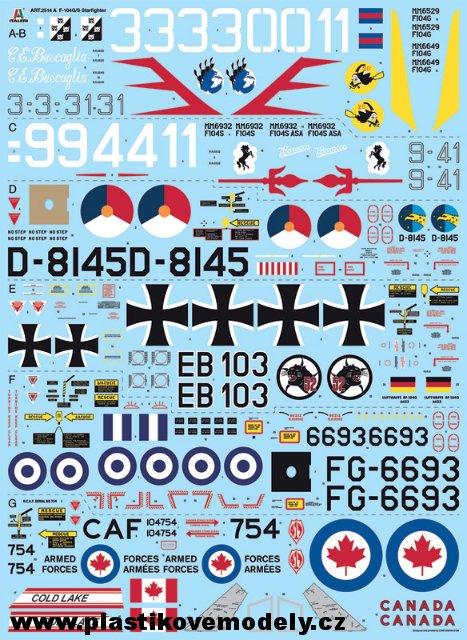F-104 STARFIGHTER G-S - Upgraded Edition RF version (Italeri 1:32) 