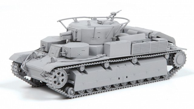 T-28 Soviet Tank (Zvezda 1:72) 