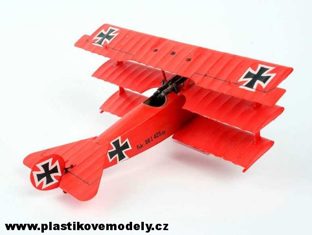 64116 - ModelSet FOKKER DR.1 Triplane (Revell 1:72) 