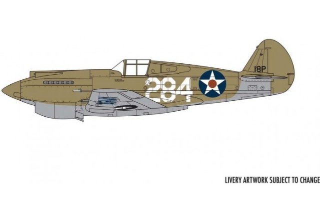 Curtiss P-40B Warhawk (Airfix 1:72) 