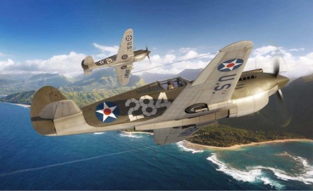 Curtiss P-40B Warhawk (Airfix 1:72) 