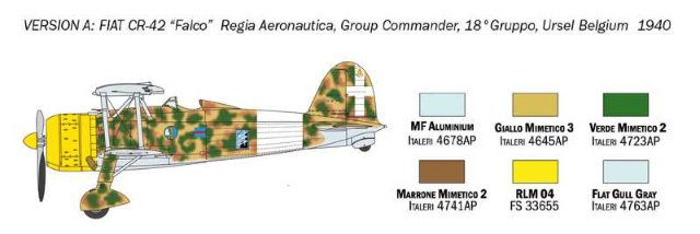 FIAT CR.42 Falco (Italeri 1:72) 