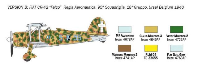 FIAT CR.42 Falco (Italeri 1:72) 