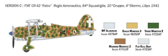 FIAT CR.42 Falco (Italeri 1:72) 