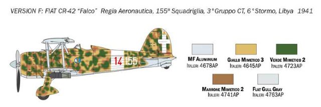 FIAT CR.42 Falco (Italeri 1:72) 