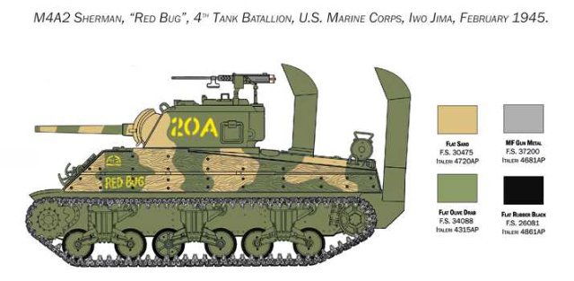 M4 SHERMAN U.S. MARINE CORPS (1:35) 
