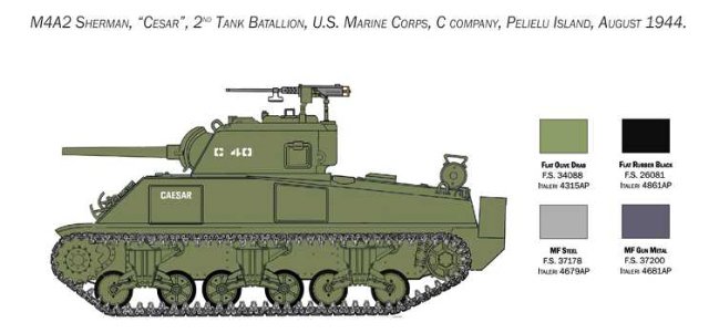 M4 SHERMAN U.S. MARINE CORPS (1:35) 