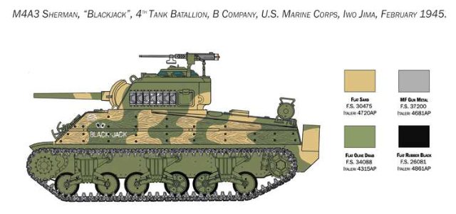 M4 SHERMAN U.S. MARINE CORPS (1:35) 