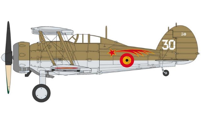 Gloster Gladiator Mk.I-Mk.II (Airfix 1:72)