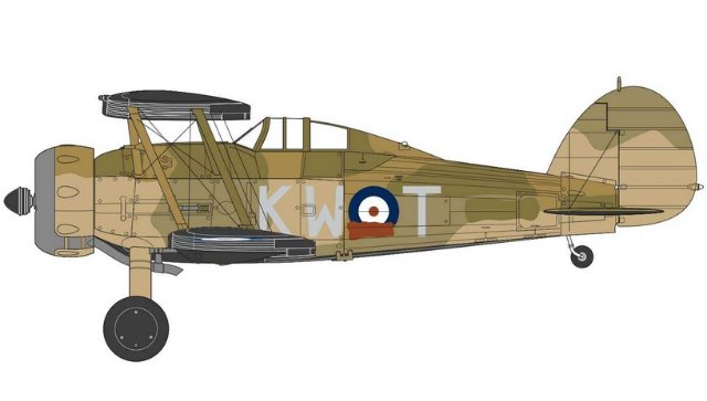 Gloster Gladiator Mk.I-Mk.II (Airfix 1:72)