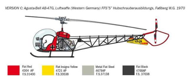 Bell OH-13 Sioux Corean War (Italeri 1:48)