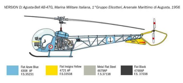 Bell OH-13 Sioux Corean War (Italeri 1:48)