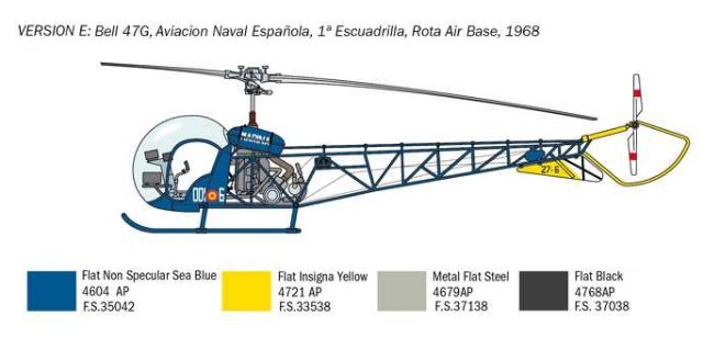 Bell OH-13 Sioux Corean War (Italeri 1:48)