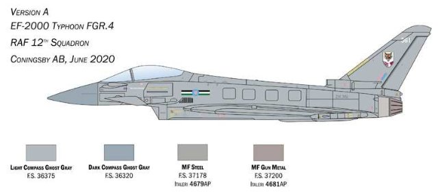 Eurofighter Typhoon EF-2000 In R.A.F. Service (Italeri 1:72) 