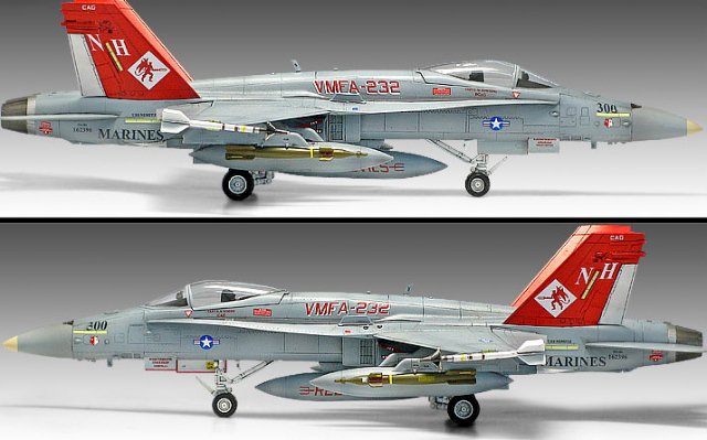 F-A-18A+ VMFA Red Devils (Academy 1:72) 